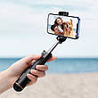 Монопод (селфіпалка) Baseus Ultra Mini Folding Selfie Stick Bluetooth 4.2 Чорний (SUDYZP-G01), фото 4