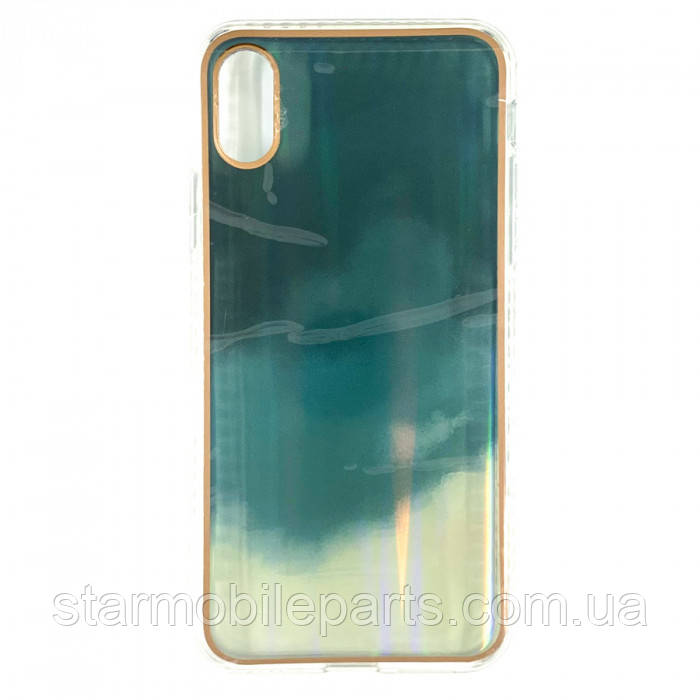 Чохол-накладка Wave Style 2021 для iPhone Xs зелена