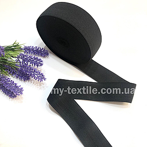 Гумка швейна чорна 4 см