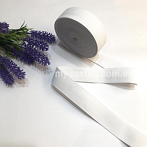 Гумка швейна біла 3 см