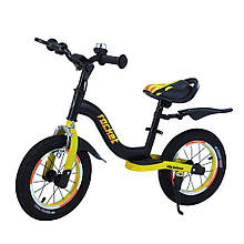 Дитячий беговел велобіг від Велосипед без педалей Rocket . Надувні колеса 12 дюймів