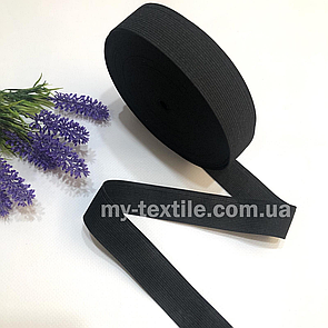 Гумка швейна чорна 3 см