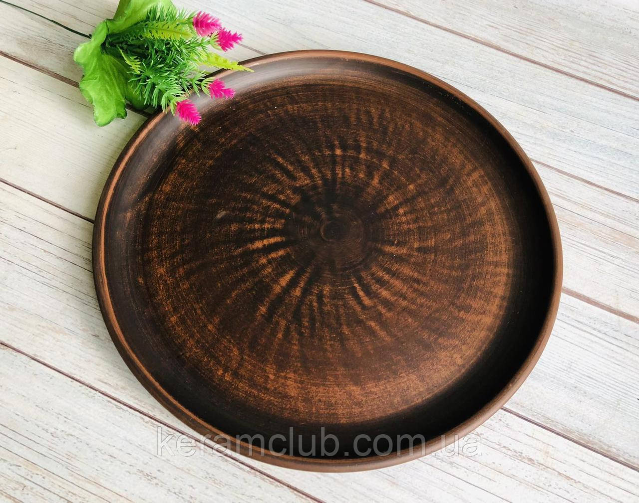 Глиняне блюдо Керамклуб 30 см