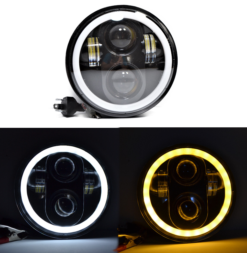 Оптика Фари Ваз 2106 60 ватів Універсальні світлодіодні фари Led 5.75 ...