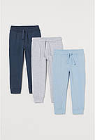 Спортивні штани сірі, сині, блакитні H&M (Швеція) р.122, 128, 134, 140см