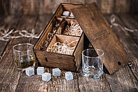 Подарочная коробка для виски из фанеры