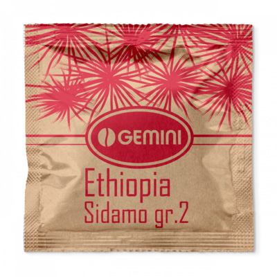 Кава в чалдах (монодозах) Gemini Ethiopia 100 шт Україна Джеміні Ефіопія