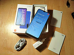 Смартфон Xiaomi Redmi 9T 4/64 Carbon Gray Qualcomm Snapdragon 662 6000 мАч, телефон редмі 9т сірий 4/64 гб