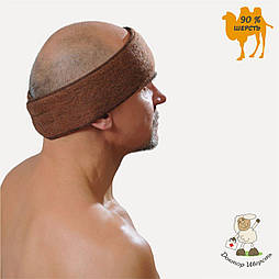 Пов'язка на голову з верблюжої шерсті