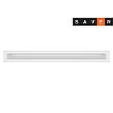 Вентиляційна решітка для каміна SAVEN Loft 60х400 біла, фото 3