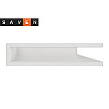 Вентиляційна решітка для каміна кутова права SAVEN Loft Angle 90х600х400 біла, фото 2