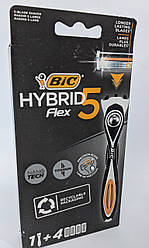 Бритва BIC Flex 5 Hybrid 4 катриджі