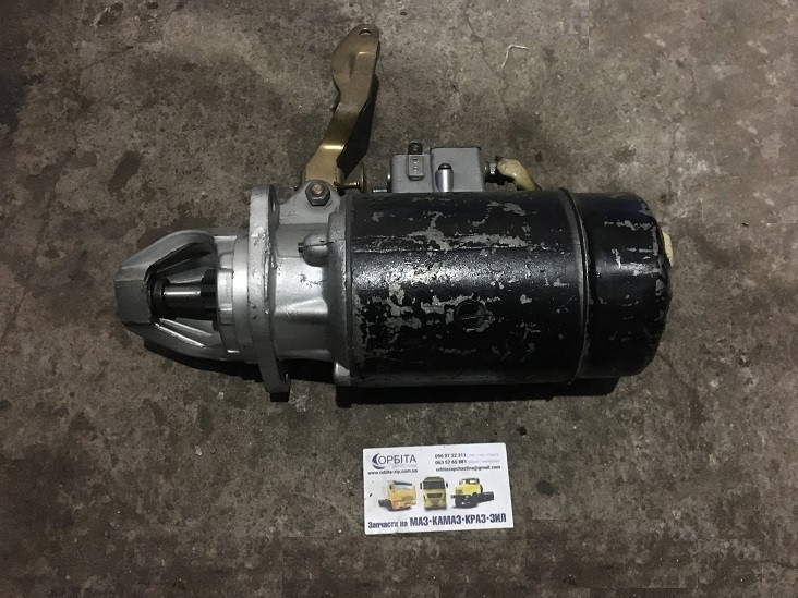 СТ230Е-3708000 Стартер ГАЗ-51, ПД-23, Т-10.02, Т-130, Т-170 (12В, 1,5 кВт, Z=9зуб.) (ножне вмикання), фото 1