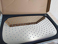 Лійка верхній душ для душової кабіни, гідромасажного боксу з латуні прямокутна 55х500х300 мм QT хром