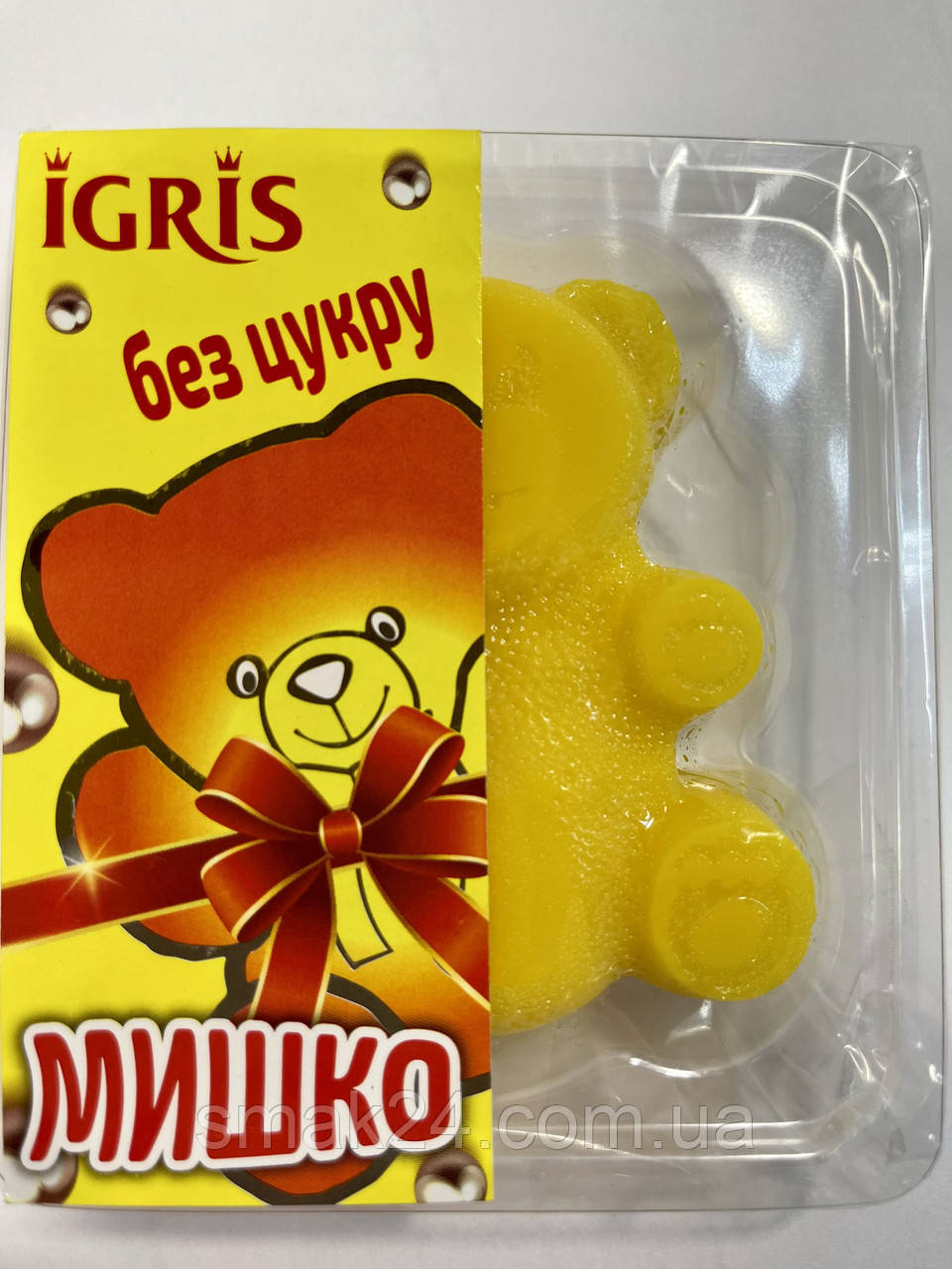 Мармелад БЕЗ САХАРА со вкусом Банана "Мишко" IGRIS 100г - фото 1 - id-p1456037680