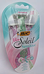 Бритва Bic Miss Soleil Sensitive Набір бритв 3шт.