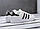 Adidas Superstar White Black White Gold жіночі білі кросівки, фото 5