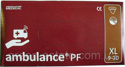 Рукавички латексні Ambulance, розмір M