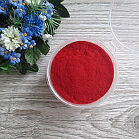 Флок пудра велика. Колір червоний. р-р 1 мм. Об'єм 80 мл