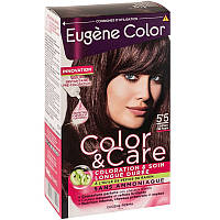 Стійка Фарба без Аміаку Eugene Color Paris Color & Care 5.5 Світлий Шатен Червоне дерево 125 мл