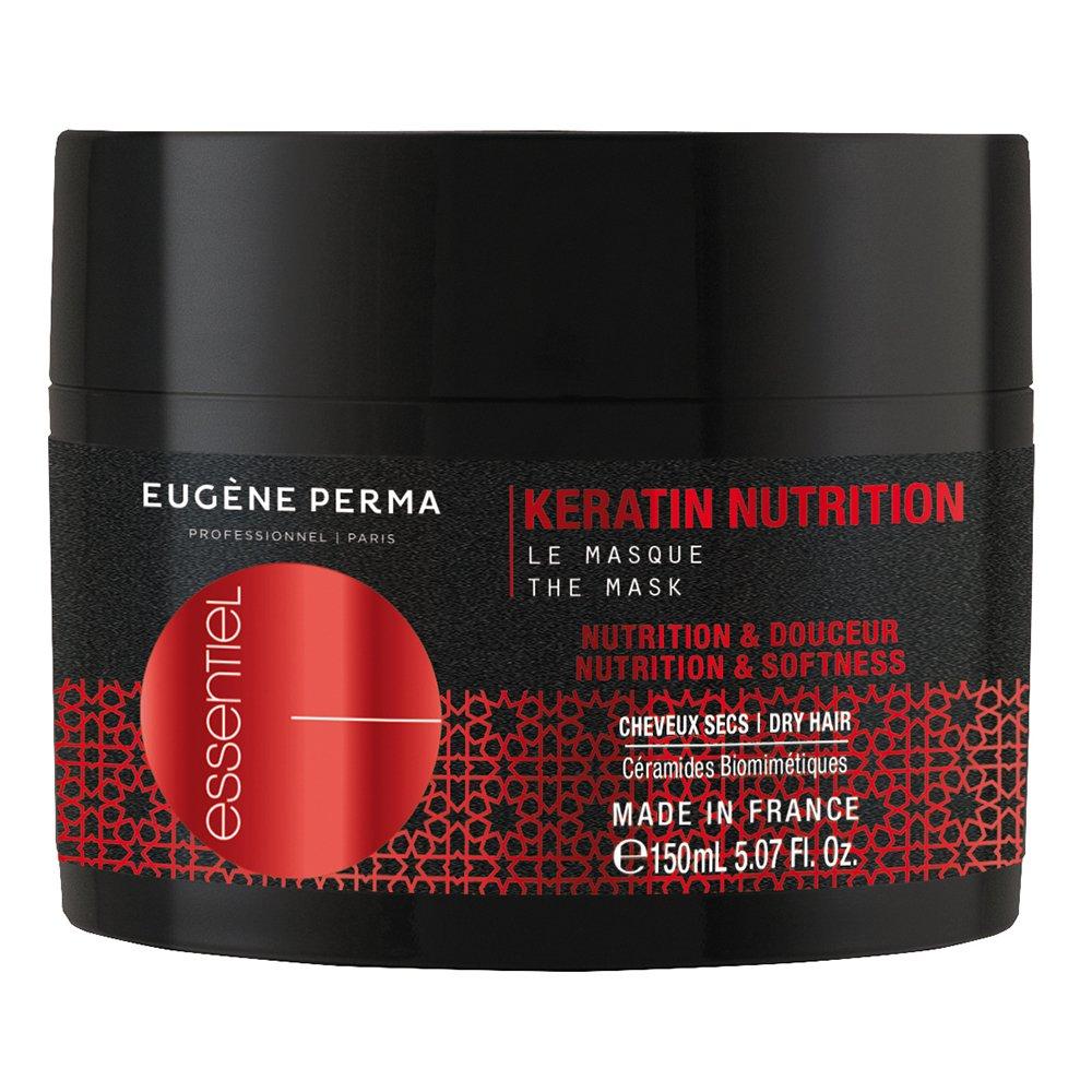 Маска для Сухого Пошкодженого волосся Eugene Perma Professionnel Paris Essentiel Keratin Nutrition 150 мл, 500 мл