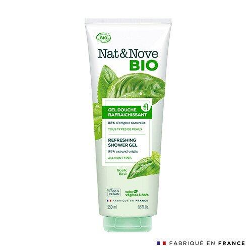 Гель для Душу Освіжаючий Базилік Eugene Рerma Paris Nat&Nove BIO 250 мл