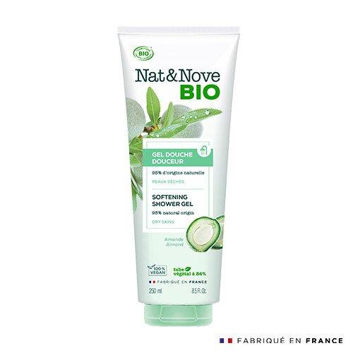 Гель для Душу Пом'якшуючий Мигдаль Eugene Рerma Paris Nat&Nove BIO 250 мл