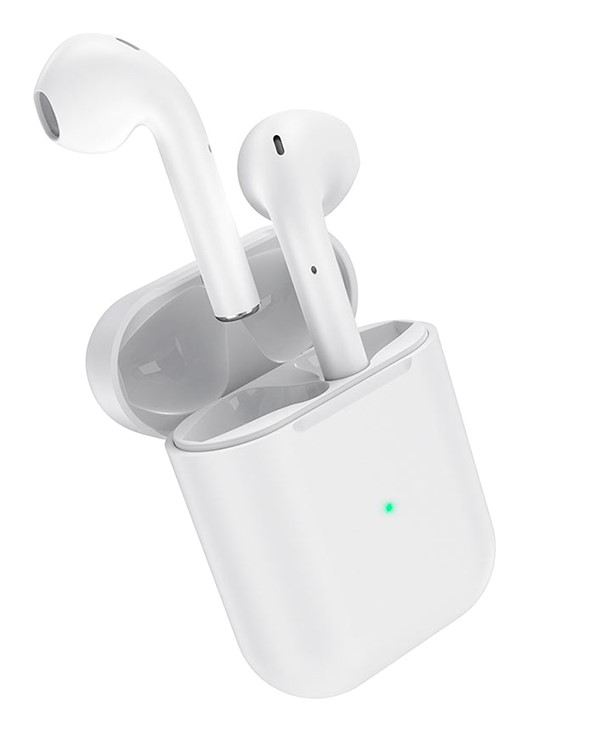 Бездротові навушники з мікрофоном Bluetooth навушники в кейсі BOROFONE Feliz TWS BE42 Білий