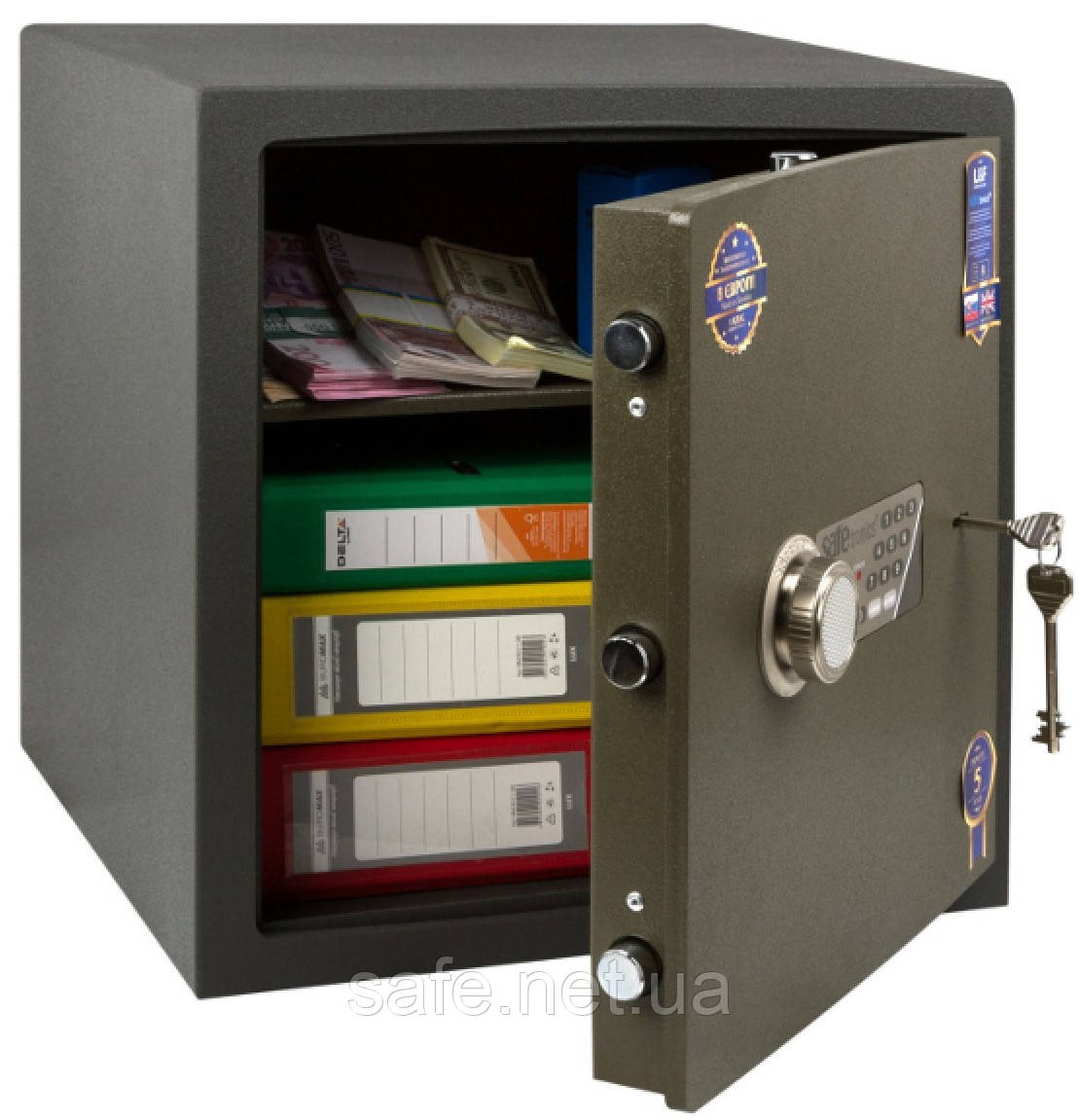 Сейф зламостійкий Safetronics NTR 39ME (ВxШxГ:435x435x442) 1 клас сейф від зламу сейф для грошей і документів