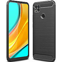 Протиударний чохол для Oppo A15s | Rugged Carbon | чорний