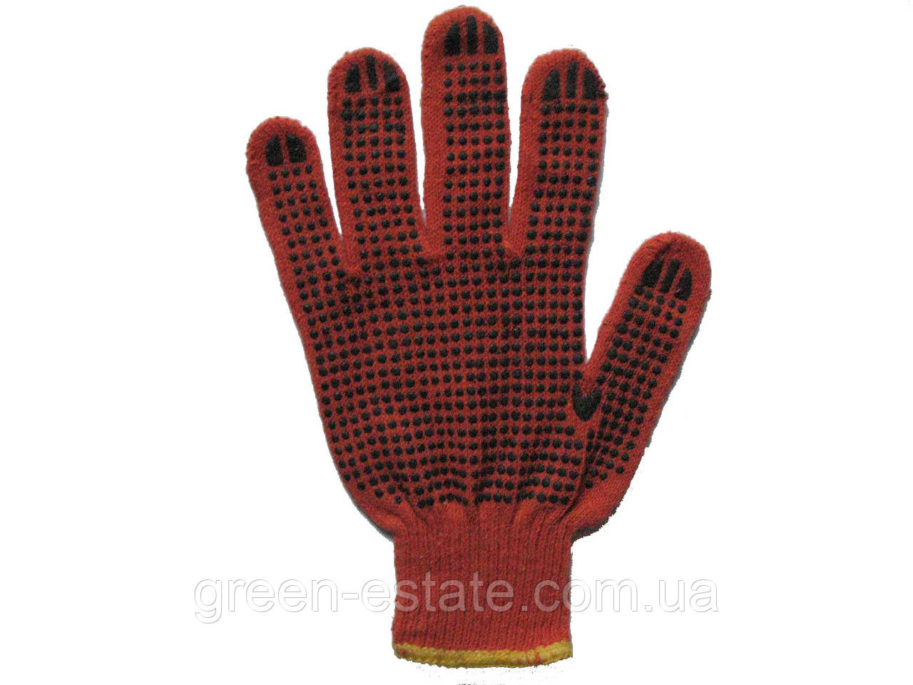 Рукавички робочі Х/Б оранж Польща