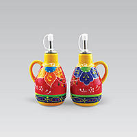 Набір для олії та оцту Maestro MR-20007-25 керамічні ємності з дозаторами