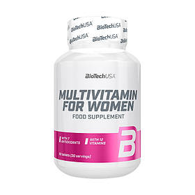 Вітаміни та мінерали BioTech Multivitamin for Women, 60 таблеток