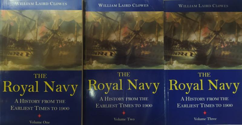 Royal Navy, A History From the Earliest Times to 1900: Vol 1-3. William Laird Clowes