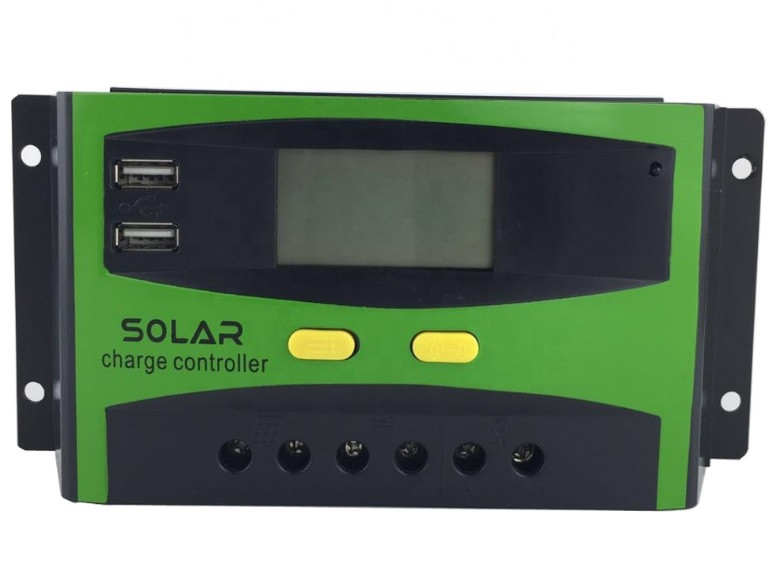 Контролер заряду сонячний 40А 12 / 24В Solar SCC з дисплеєм і USB, фото 1