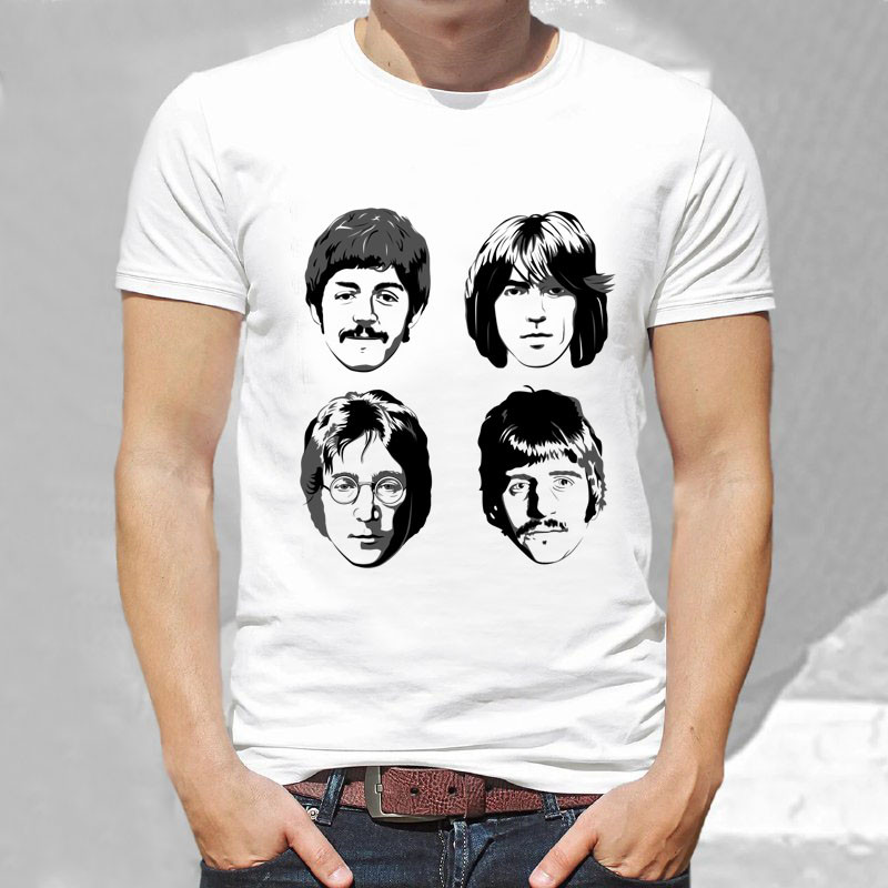 Чоловіча футболка з принтом "The Beatles", Футболка чоловіча "Бітлз"