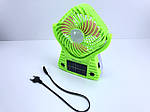 Регулюється вентилятор на сонячній батареї / 220В зелений, фото 7