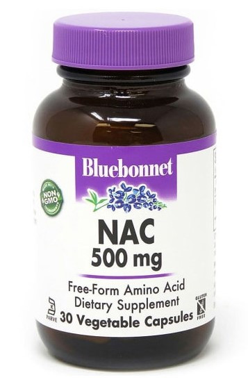 Bluebonnet Nutrition NAC 500 mg 30 veg caps