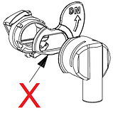 9111.338.270 Пластикова заслінка носику видачі продукту з контейнеру, Vending, фото 2