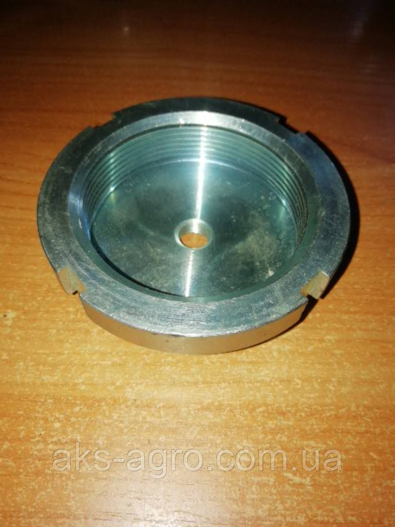 Гайка М60x2 M10х1 D80x24 Zn шліцева 3030349 Lemken