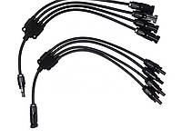 Конектор сонячний MC4 4в1 - для сонячних батарей, фото 3