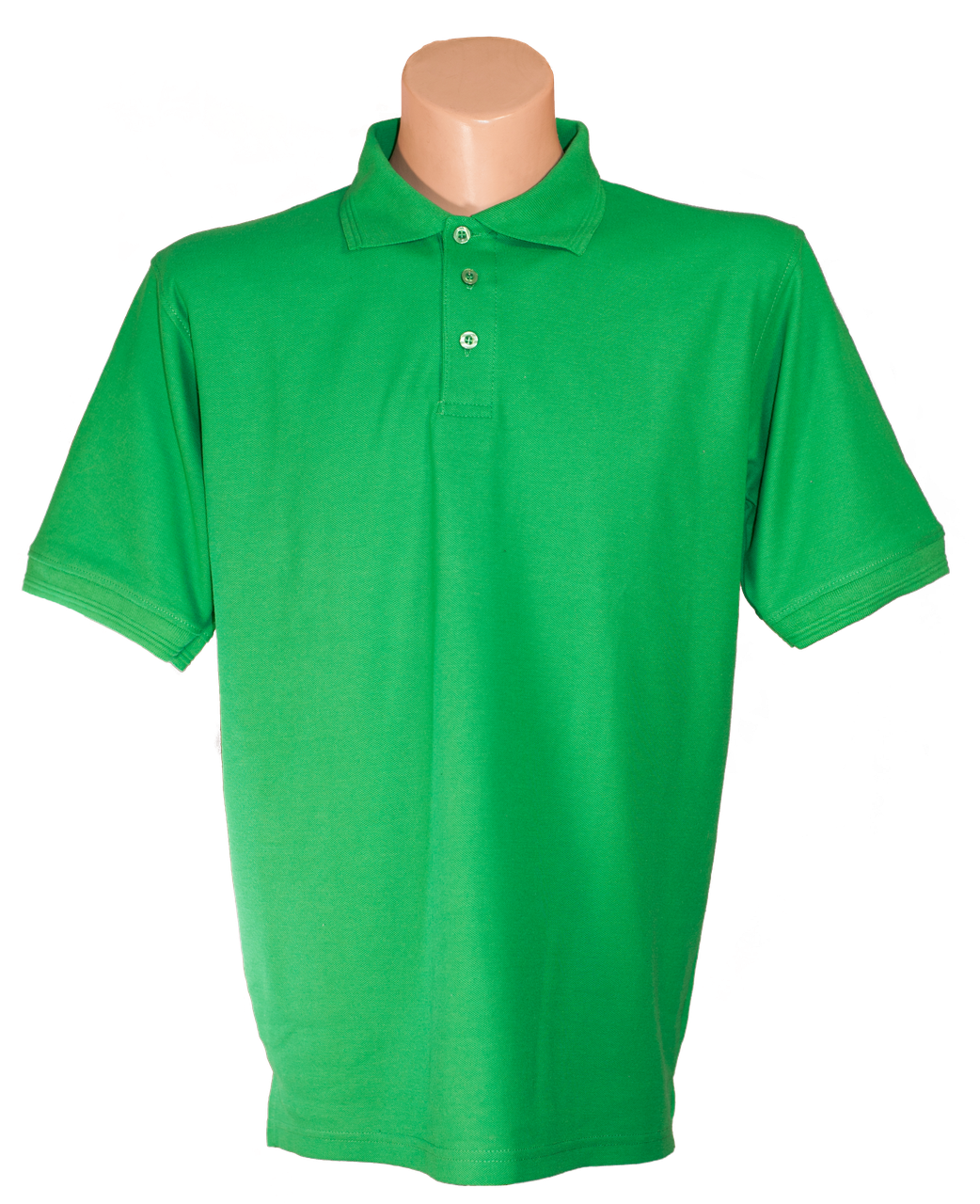 Чоловіча футболка поло теніска, трикотажна тканина лакоста, колір трава LUX USA 65пе35хб