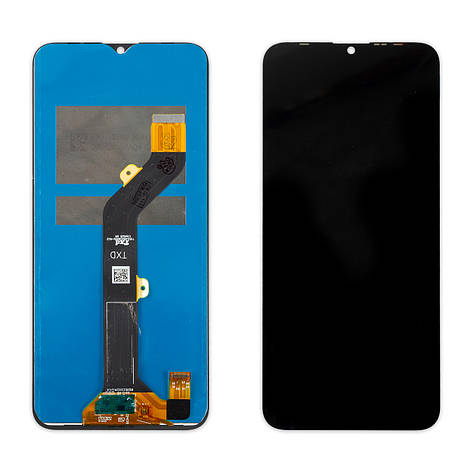 Дисплей TECNO Spark 6 Go (KE5) (2020) з чорним тачскрином, фото 1