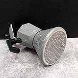 Кавоварка гейзерна Kamille 300 мл (6 порції) алюмінієва з широким індукційним дном КМ-2517GR, фото 3