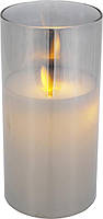 Светодиодная свеча в стекле с таймером