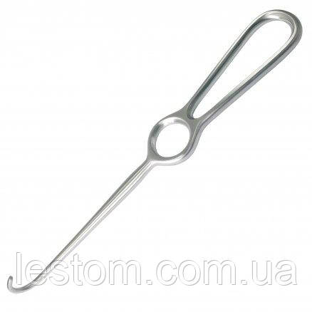 Гачок хірургічний по Kocher, 1 зубець, тупий SURGIWELOMED. Довжина 22 см