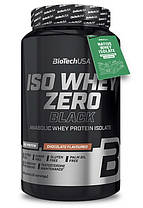 Ізолят сироваткового білка BioTech Iso Whey Zero Black 908 g ваніль, фото 3