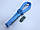 Стрічка для підв'язки коси з прищіпкою (синя), фото 5