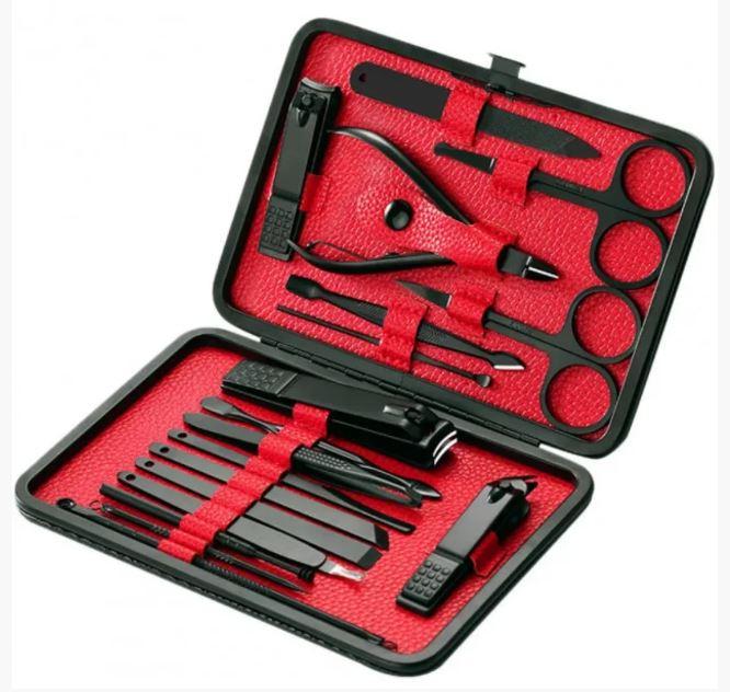 Професійний манікюрний - педикюрний набір 18 шт.