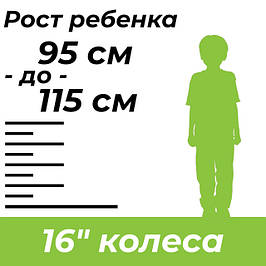 Дитячі велосипеди 16"